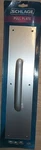 Pull Plate, Satin Aluminum, Schlage C8302, 3.5" X 15" Ives. Fixed Price $24.00.