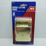 Ace Double Acting Hinge Pack Satin Brass 3" #5292503. Fixed Price $23.75.