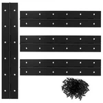 4 Pack 12 Inch Black Stainless Steel Piano Hinges For Cabinets And Boxes. Fixed Price $24.33.