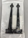 One Pair Acorn 6.5 Spear Strap Hinge Forged Iron Heavy Duty Usa Made Black. Fixed Price $15.00.