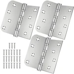 Qkenvo Stainless Steel Door Hinges 4 X Inches Ball Bearing. Fixed Price $35.94.
