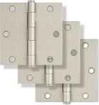 Miseno MDH3523 3-1/2 X Plain Bearing Square Corner Door Nickel. Fixed Price $9.99.