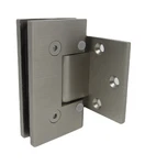 New Horizon Maxum Glass-to-wall Mount Shower Door Hinge Brushed Satin Nickel. Fixed Price $59.99.