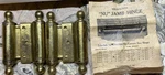 Set /2 Milwaukee 3206 Steel/brass Nu Jamb Hinges Fits 3/4 X 2/3 Doors. Fixed Price $46.00.