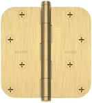 Baldwin 1140.I 4"W Plain Bearing 5/8" Radius Corner Mortise Door - Brass. Fixed Price $37.60.