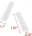 Clear Hinges Acrylic Cabinet Door 200X43MM 2PCS. Fixed Price $10.00.