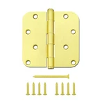 Gatehouse 0308910 Satin Brass 4 Entry Door 5/8 Radius Corners Hinge. Fixed Price $9.95.