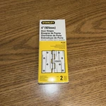 Stanley (101MM) Door Hinges Steel/satin Brass Square Corner 08-3100 741 New. Fixed Price $12.99.