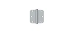 3-1/2" X 5/8" Radius Hinge, Hd Brushed Chrome Pair. Fixed Price $16.88.