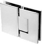 Brushed Nickel 180 Degree Glass-to-glass Positive Close Vienna Hinge. Fixed Price $96.23.