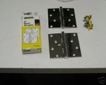 Stanley 4" Residential Door Hinge, Bright Nickel US14. Fixed Price $14.95.