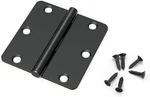 Knobwell 24 Pack Of Matte Black Door Hinges - 3.5 Inch X Interior. Fixed Price $29.99.