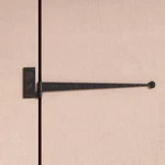 6 Door Hinges Black Wrought Iron Bean Pintle 24" Renovator's Supply. Fixed Price $357.99.