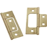 Johnson Hardware 1823PPK2 Brass-plated Non-mortise Hinge Set 6. Fixed Price $10.84.