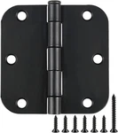 Door Hinges 3.5 Inch Matte Black 5/8 Radius Interior 48 Pack. Fixed Price $67.34.
