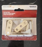 New Gate House Cafe Door Hinge, Brass Finish, #0040625. Fixed Price $9.00.
