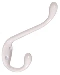 Hillman Heavy Duty Garment Hook 852905 White Clothes/bathroom/towel/closet 1PC. Fixed Price $7.95.