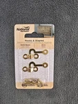 National/spectrum Brands Hhi N211-938 Brass Hook Staple, 2-PACK. Fixed Price $8.99.