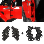 Fit 2018-2026 Jeep Wrangler Jl Jt 16PC Body Door Hinges Replaced Kit Black Steel. Fixed Price $119.69.