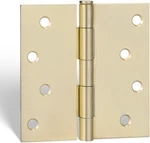 Goldenwarm Pack Of 3 4IN Door Hinges Brushed Brass Butt. Fixed Price $25.30.
