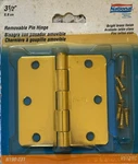 1/2-INCH National Hardware Solid Brass Hinge W/removable Pin V5123RC New. Fixed Price $12.99.