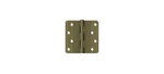 X 1/4" Radius Hinge, Ball Bearings, Residential Antique Brass Pair. Fixed Price $14.48.