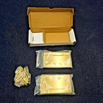 (2 Pcs) Emtek 963144: Inch X Solid Brass Square Barrel Hinge US4 Satin. Fixed Price $83.99.