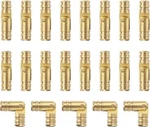 Uxcell 20PCS Invisible Barrel Hinges, Brass Concealed 5X19MM, Gold. Fixed Price $12.22.