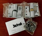 New Jacknob Bathroom Door Hinges - 103651 Set Of Two Chrome, Free Shipping. Fixed Price $18.00.