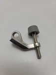 Lot Of 60 Door Saver Untouchable Hinge Stops Satin Nickel W Gray Stopper. Fixed Price $41.65.