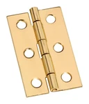 National Hardware N211-300 Solid Brass Decorative Narrow Hinge X 1-3/16 In.. Fixed Price $10.28.