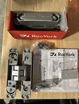 Rocyork RY80SC Concealed Hinges Satin Chrome Hidden Door 2 Pack. Fixed Price $80.00.