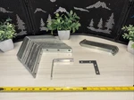 34 Qty! Bulk- National Hardware N220-160 Steel 6-HOLES Corner Brace 2-HOLE. Fixed Price $100.00.