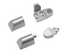 Pacific Doorware Armalite Top & Bottom Pivot Set Left Hand, Aluminum Silver. Fixed Price $58.43.