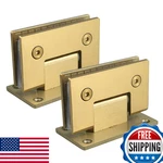 2PCS Heavy Duty 90 Degree Glass Door Cupboard Showcase Cabinet Clamp Shower. Fixed Price $99.48.