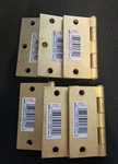 Stanley 3-1/2" (88MM) Residential Door Hinge, Brass 6 Sold Together. Fixed Price $20.00.