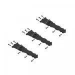 Black Wrought Iron Shed Door 5.5" Flush Mount Hinges Of Pack 3. Fixed Price $41.99.