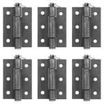 6 Pack 3-1/4" X 2" Weld-on Butt Door Hinges, Screw Mount. Fixed Price $21.58.