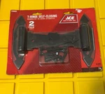Ace T-hinge Self-closing 2 Pack Black 7" Tool. Fixed Price $33.68.