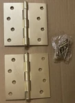 Deltana S44U4-R Plain Bearing 4"X4" Mortise Hinges Steel Square Corner Set Of 2. Fixed Price $12.00.