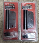 Everbilt 3-1/2" Oil-rubbed Bronze 5/8 Radius Adj Spring Door 275 269 (2PK0. Fixed Price $19.99.