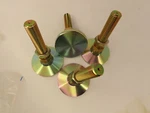 Vlier P312S 1" Dia 1-8 Threaded Large Stud Leveling 4" Pad Lot Of. Fixed Price $199.99.