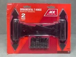 Ace Hardware Ornamental Gate Hinge T-shape 7" Black #5298989. Fixed Price $22.95.