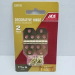 Ace Decorative Hinge Solid Brass 2 Pack 1-13/16" #5300116. Fixed Price $7.75.