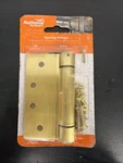 National N184-572 V520 Spring Door Hinge. Brass Finish 4'' Ecs. Fixed Price $10.49.