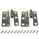 2PCS 4" Lift Off Door Hinges, Heavy Duty Window Detachable 304 Stainles.... Fixed Price $23.03.