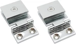 2 Pack Glass Door Hinge, Ttzeze 90 Degree Shower Hinges Heavy Duty. Fixed Price $22.37.