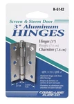 Lot Of 24- Prime-line 3 In. Natural Door (2 Pk) K5142, 48 Hinges Total. Fixed Price $34.95.