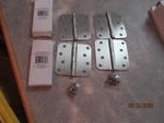 (4) Global Door Controls Residential Hinges Plain Bearing Steel Satin Nickel. Fixed Price $17.95.