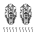 2-PACK Everbilt Satin Nickel Chest Latches Cabinet Hardware 29107. Fixed Price $12.80.